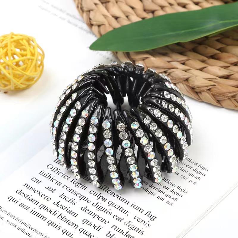 Medium-sized Hair Dispenser, Medium-sized Hair Curlers, New Style Hair Clips for Ponytail, Flower-shaped Hair Band, Hair Accessory Clips