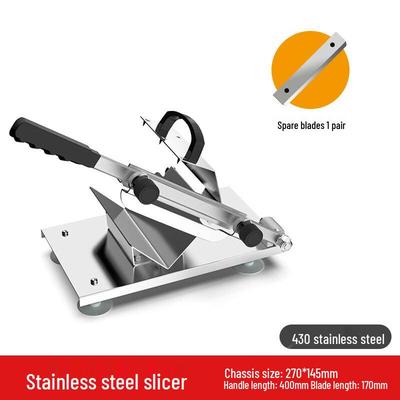 Compact Manual Meat Slicer