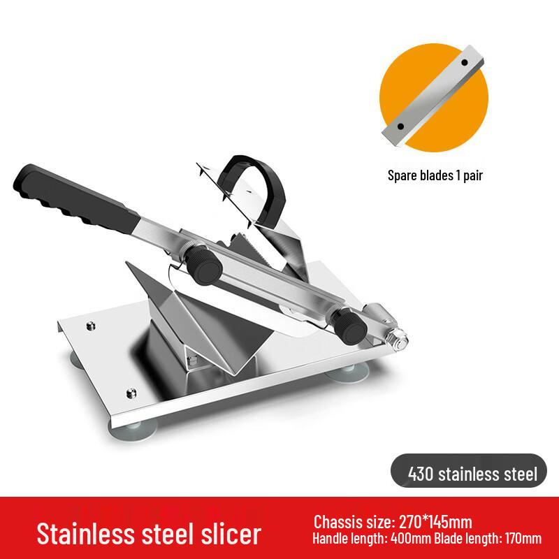 Compact Manual Meat Slicer