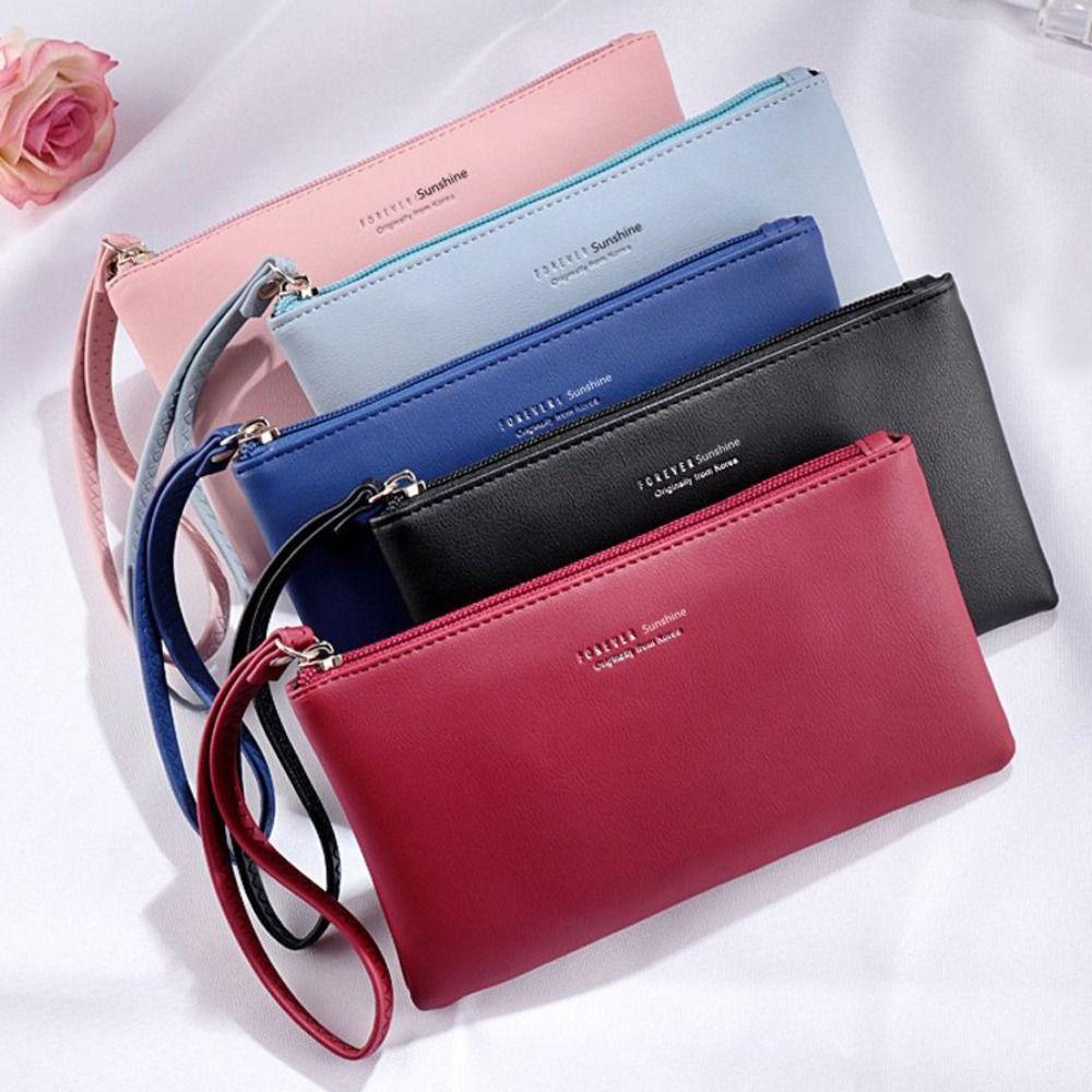 Capacity Fashion Money Bag PU Leather Korean Card Holder New Handbag Women Purse Wallets Coin Purse