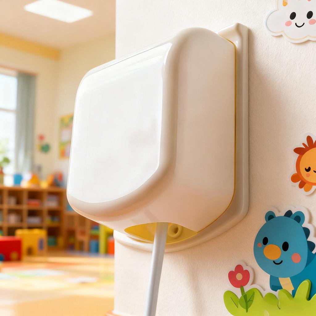 Baby Proofing Outlet Covers, Adhesive Electrical Socket Protector for Home, Nursery, Kitchen, Bedroom and Apartment Safety