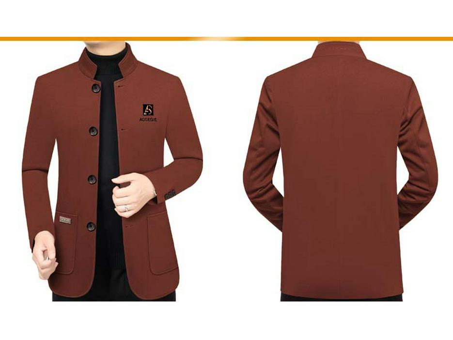 Men's Versatile Slim-Fit Stand-Collar Jacket - Spring 2025 Fashion Trend