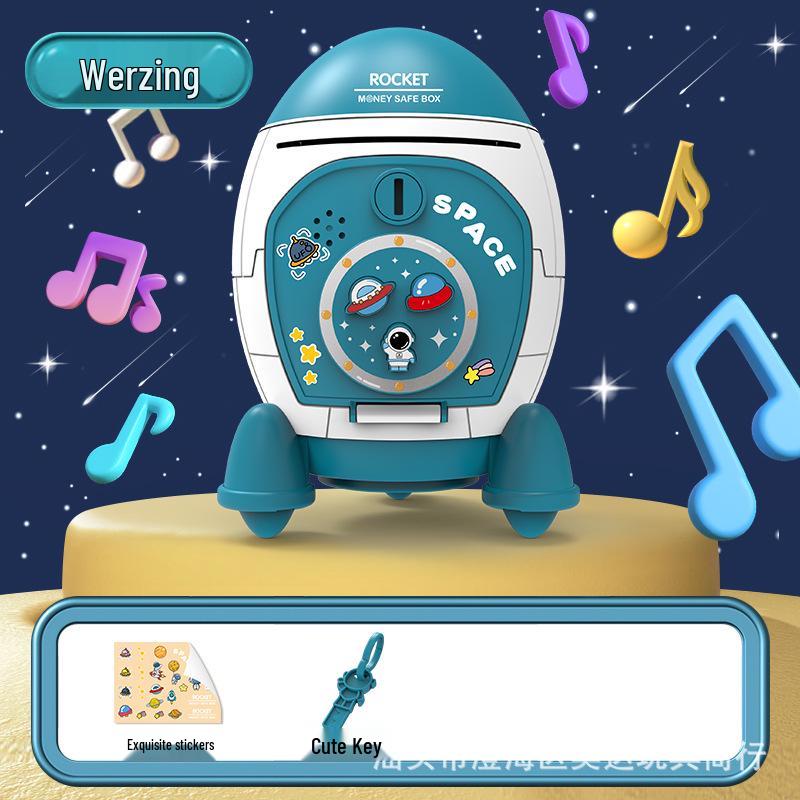 Space Rocket Astronaut Piggy Bank: Creative Savings Jar for Kids