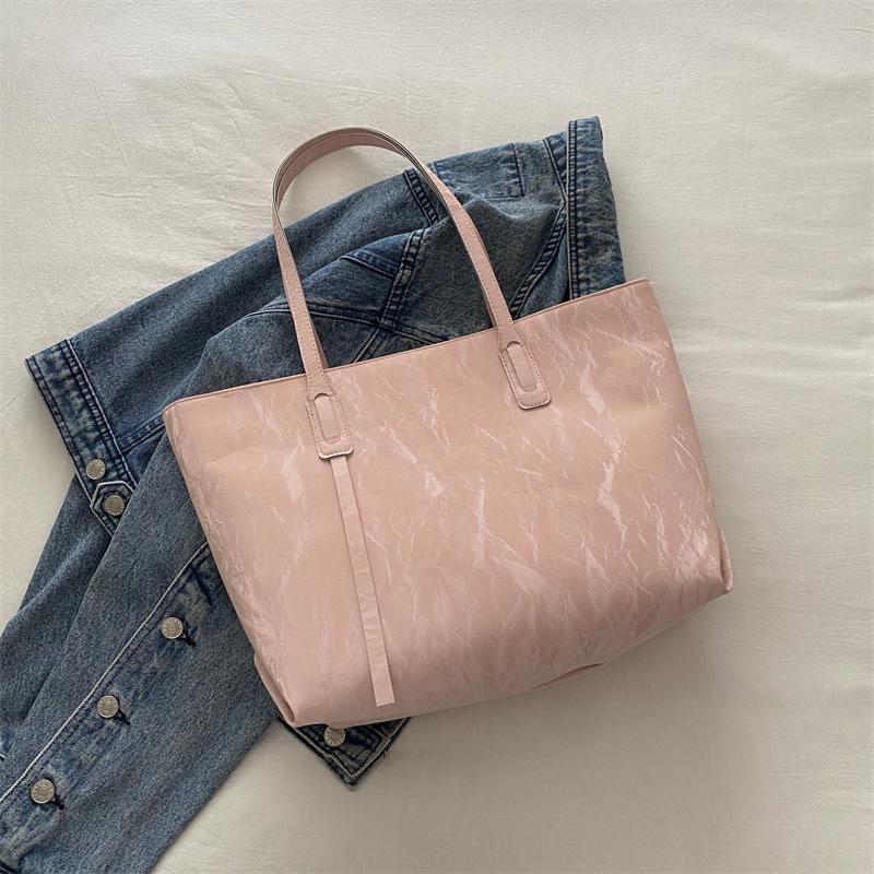 Large-Capacity Handbag Bag Women'S Fashion Foreign Shoulder Bag Trendy And Beautiful Leisure Commuter Tote Bag