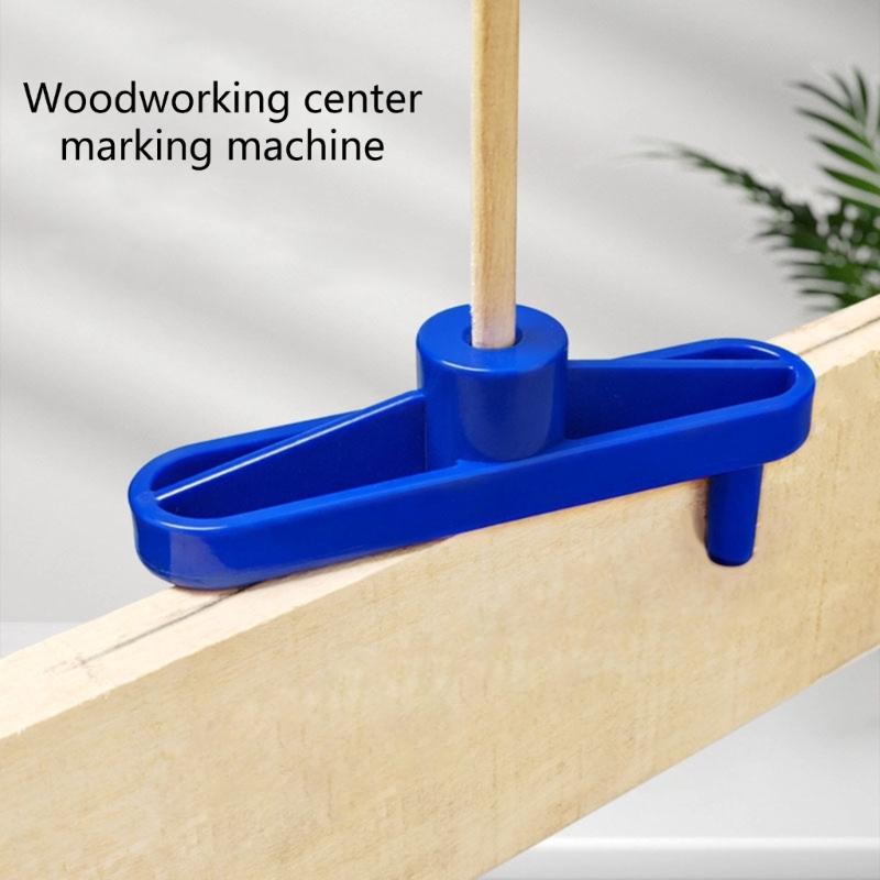2Piece ABS Center Finding Gauges Center Finder For Woodworkers Perfect For Dowel Joints And Panel Marking Operations