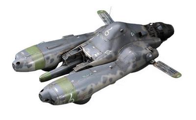 Hasegawa Seria Maschinen Krieger Myśliwiec Opancerzony Falke z Działem Laserowym Excimer 64101 1/20 Antygrawitacyjny Pkf.85