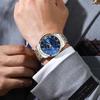 CHENXI New Stylish Men's Quartz Watch Casual Business Calendar Large Dial Stainless Steel Men's Quartz Watch Water-Resistant