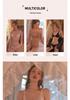 Front Closure Push-Up Bra - Backless, Adjustable, Enhancing Style for Small Breasts
