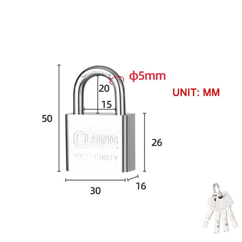

Нержавеющая сталь Один ключ открывает все замки Водонепроницаемый Защищенный от ржавчины Защищенный от взлома Замок Дверной навесной замок Дом Маленькое общежитие Замок-балка