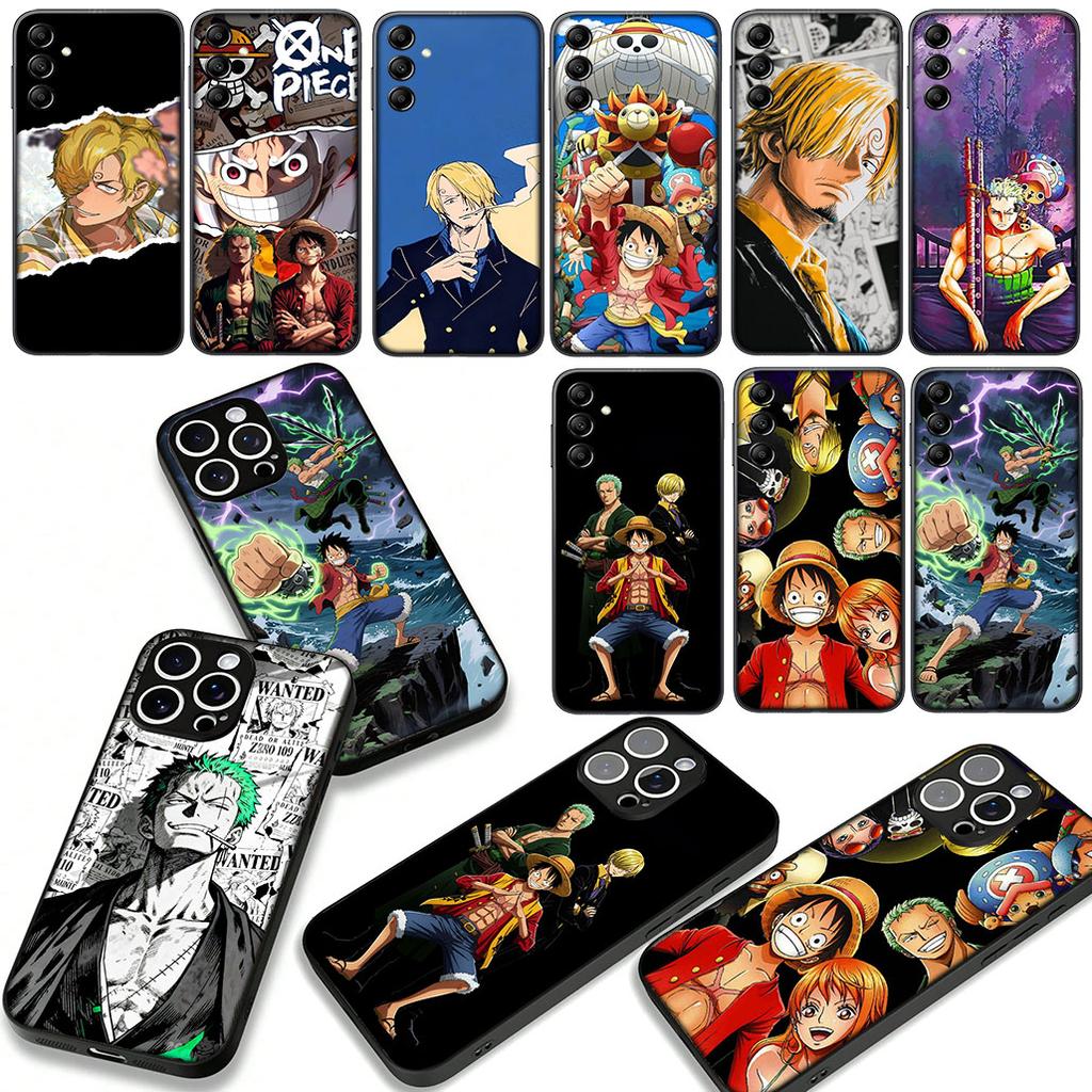 Luffy ONE Roronoa Zoro Sanji PIECES Cover Phone Case for Xiaomi Redmi Note 14 12 13 ProPlus A3 Pro Plus 12C 13C 14C 5G
