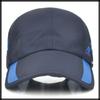 CZA146 [White Fang] Cap, Hat, Waterproof, Mesh, Breathable, Outdoor, Simple, Men's, Women's, (Navy)