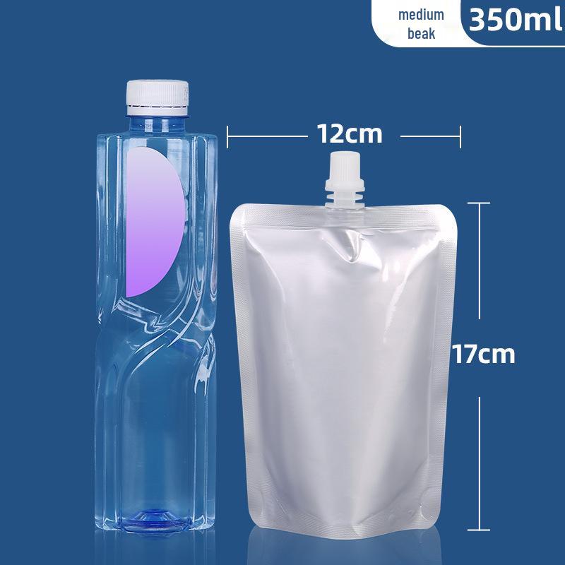 Aluminum Foil Spout Pouch for Liquids: Stand-Up Bag for Soup, Soy Milk, and Sauces