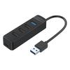 Hub Orico Twu32-4A Usb-A 3.1 / 1X Usb-A 3.1 + 3X Usb-A 2.0 + Usb-C 5V/3A - Czarny
