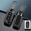 Zinc Alloy + Leather Car Key Case Cover for VW Volkswagen Golf 7 MK7 Tiguan MK2 For SEAT Ateca Leon FR 2 Ibiza For Skoda Octavia