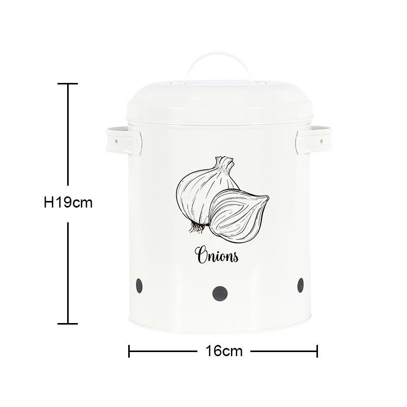 3pcs Fresh Box Potato Bucket Fresh-Keeping Onion Garlic Vegetable Kitchen Storage Pot Light-proof Sealed Household Containers