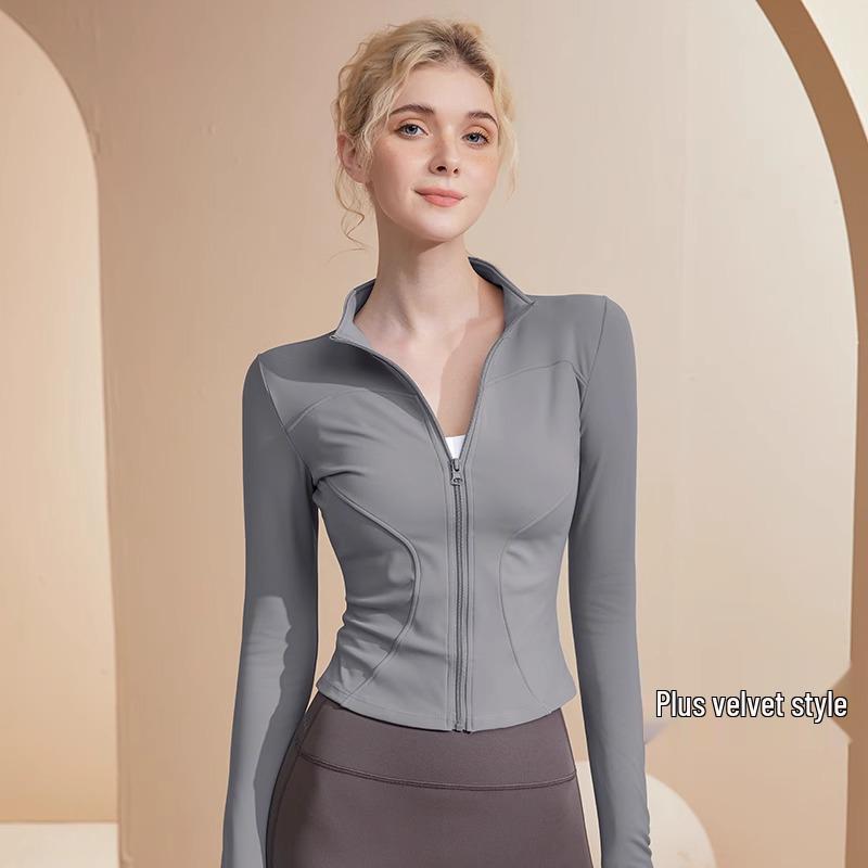 

Женская флисовая куртка облегающего кроя для бега, тренировок, пилатеса и йоги Extra Large