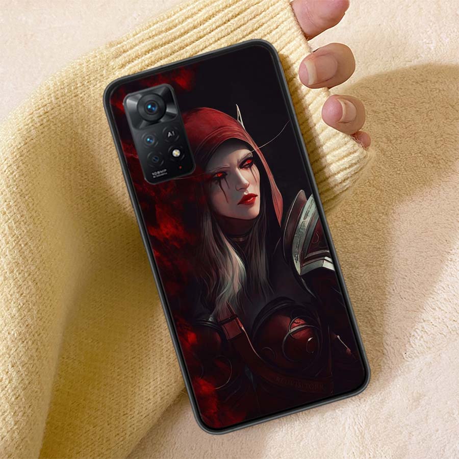 W-World Of W-Warcraft Elf Phone Case For Redmi Note 13 14 15 Pro Plus 12 13C 12C 15C 9 10 10C 9T 9C 9A TPU Soft Cover Clear Cell
