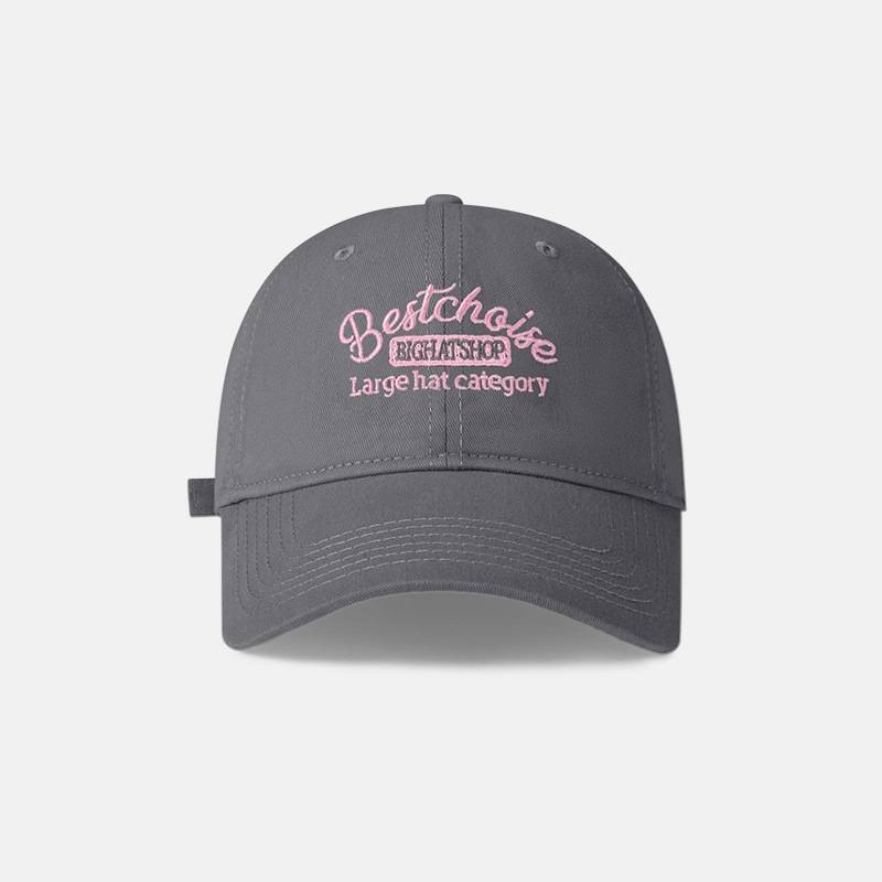 Baseball Hat Peaked Cap Alphabet Embroidery Pattern Uv Protection Design Unisex