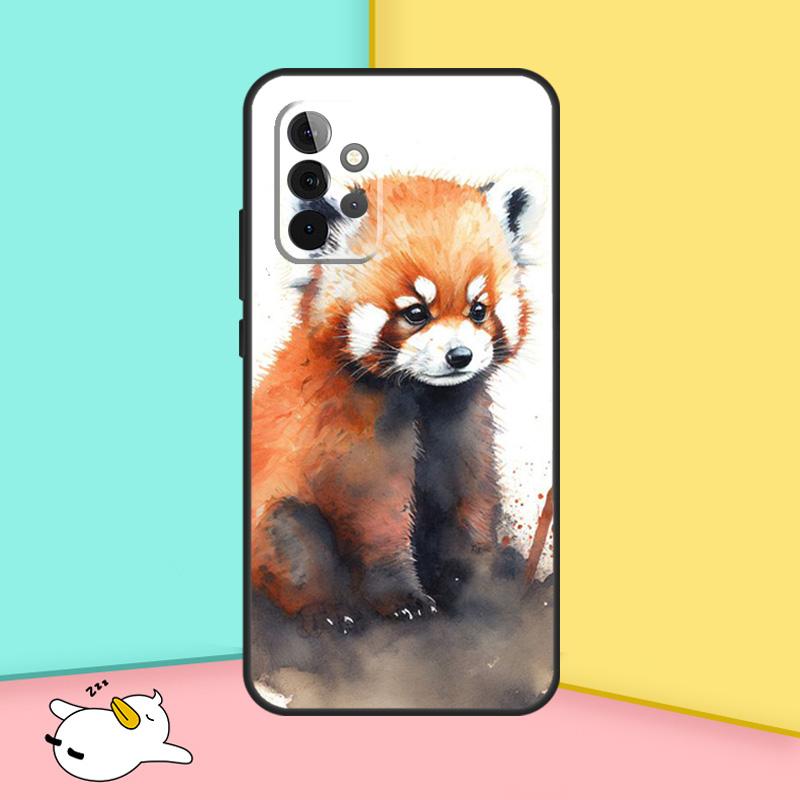 Red Panda Phone Case For Samsung Galaxy A14 A24 A34 A54 A13 A33 A53 A73 A12 A22 A32 A52 A51 A71 A52S