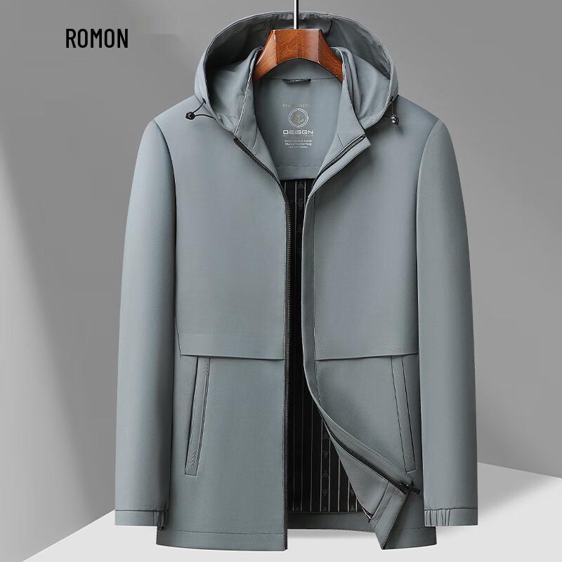 

Rommon Men s Hooded Business Casual Jacket M