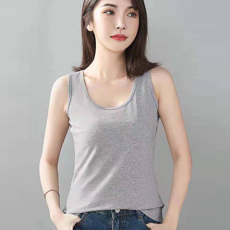 Women's Summer Suspender Vest Korean Version for Female Students To Wear Sleeveless and Slim Bottomed Shirt