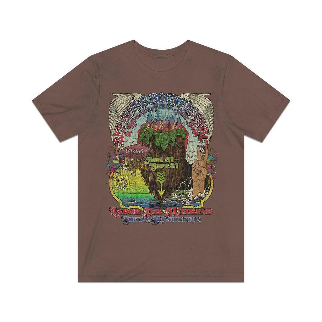 Sky River Rock Festival and Lighter Than Air Fair 1968 Vintage Men s T shirt M