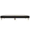 Bed Frame Black 120x190 cm Particleboard