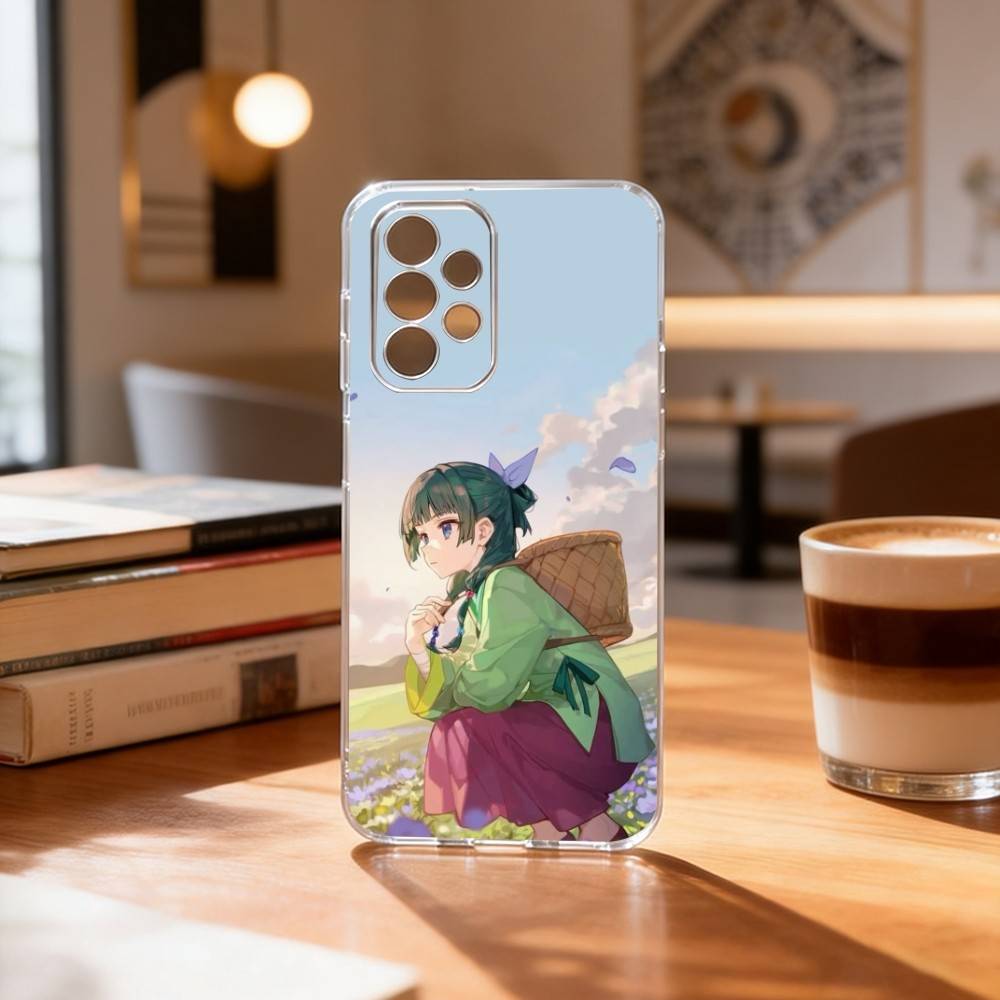 The Apothecary Diaries Anime Phone Case Transparent Silicone Soft For Samsung S25,S24,S21,S22,S23,S30,Ultra,S20,Plus,Fe