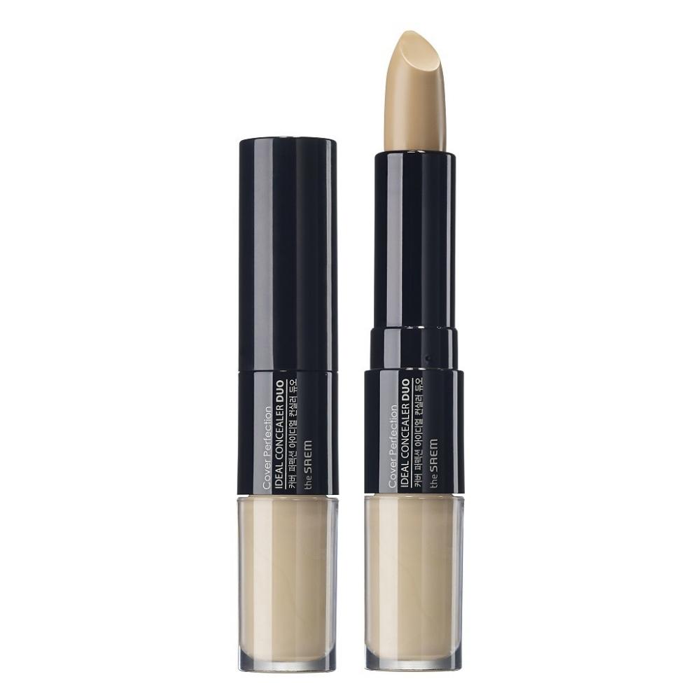 The Saem  1 Light Beige   Cover Perfection Concealer Duo
