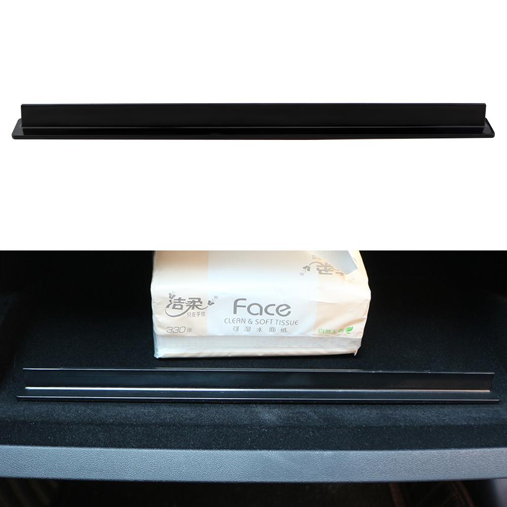 

Для Tesla Model 3 Накладка-полоска против скольжения на перчаточный ящик Наклейка Коробка для хранения Предотвращающие скатывание и падение Барьерные полоски ABS Аксессуары чёрный