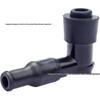 Black High-Voltage Spark Plug Cap for Motorcycle, ATV, Off-Road, and Beach Scooters (50-250CC GY6)