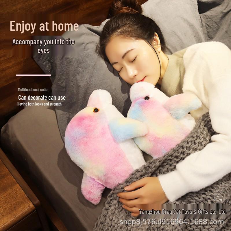 

Luminous Colorful Dolphin Plush Pillow - Perfect Valentine s Day Gift 30 cm