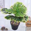 Artificial Monstera Leaves Vivid Fresh-keeping 9 Forked Fake Potted Green Plant Leaves Party Supplies