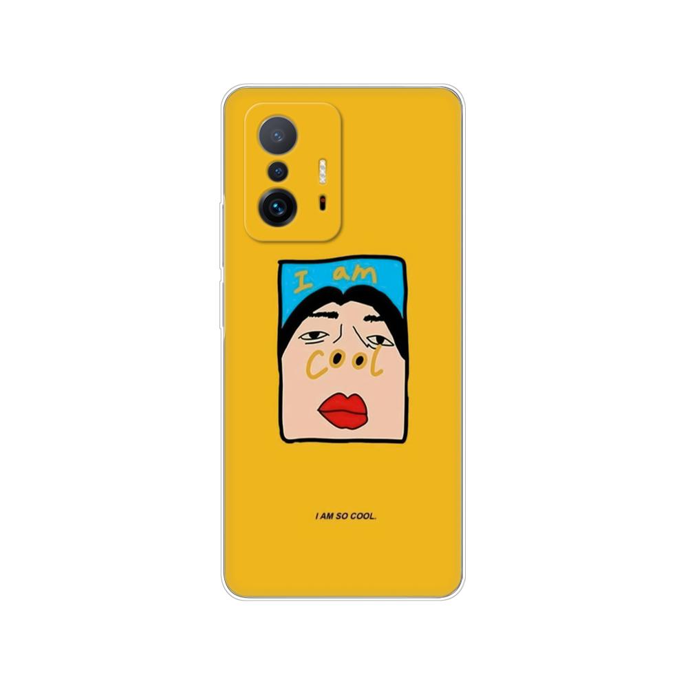 Pro Xiaomi 11T Pouzdro Pro Xiaomi 11T Pro Měkké Pouzdro Silikonový Kryt Zadní Strany Telefonu Pro Xiaomi11T mi 11 T 11TPro coque 6,67 palce nárazník TPU