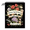 Adult Coloring Book Floral for Adults Students Stress Relief Pages Single-Sided Crayon Safe Top Spiral Bound Creative Art Therapy Colored Pencils