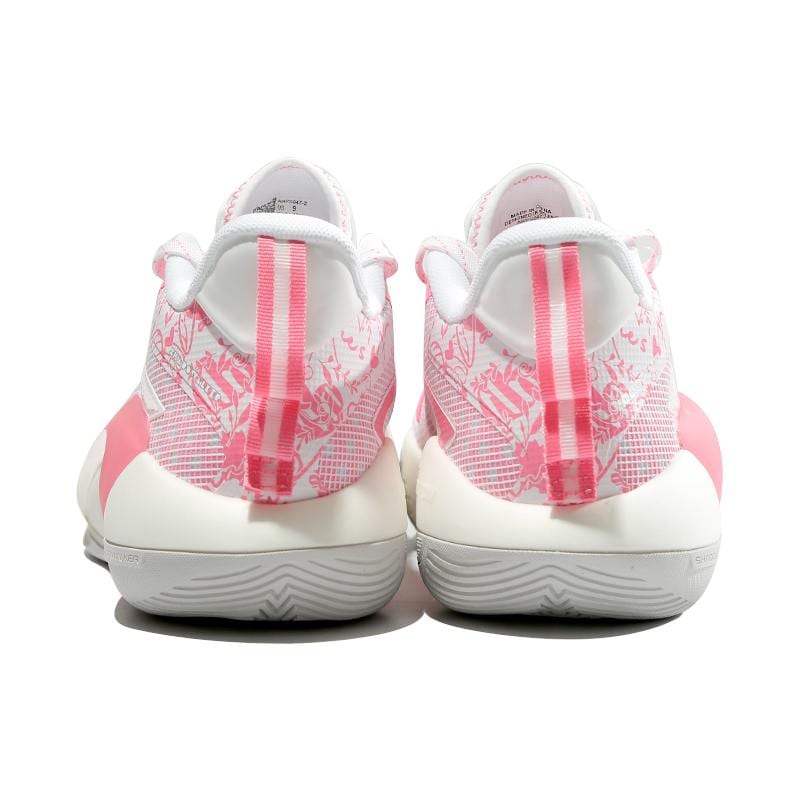 Li Ning Bequeme Dämpfung, Abriebfeste Low-Top Basketballschuhe Herren Rosa ABPS047-2