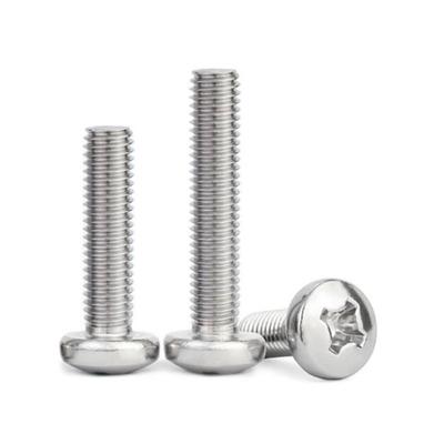 316 Stainless Steel Phillips Round Head Machine Screw - Sizes M1.6 To M10