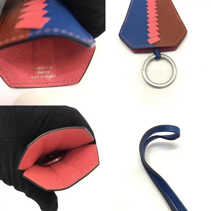 Used HERMEScharm leather unisex