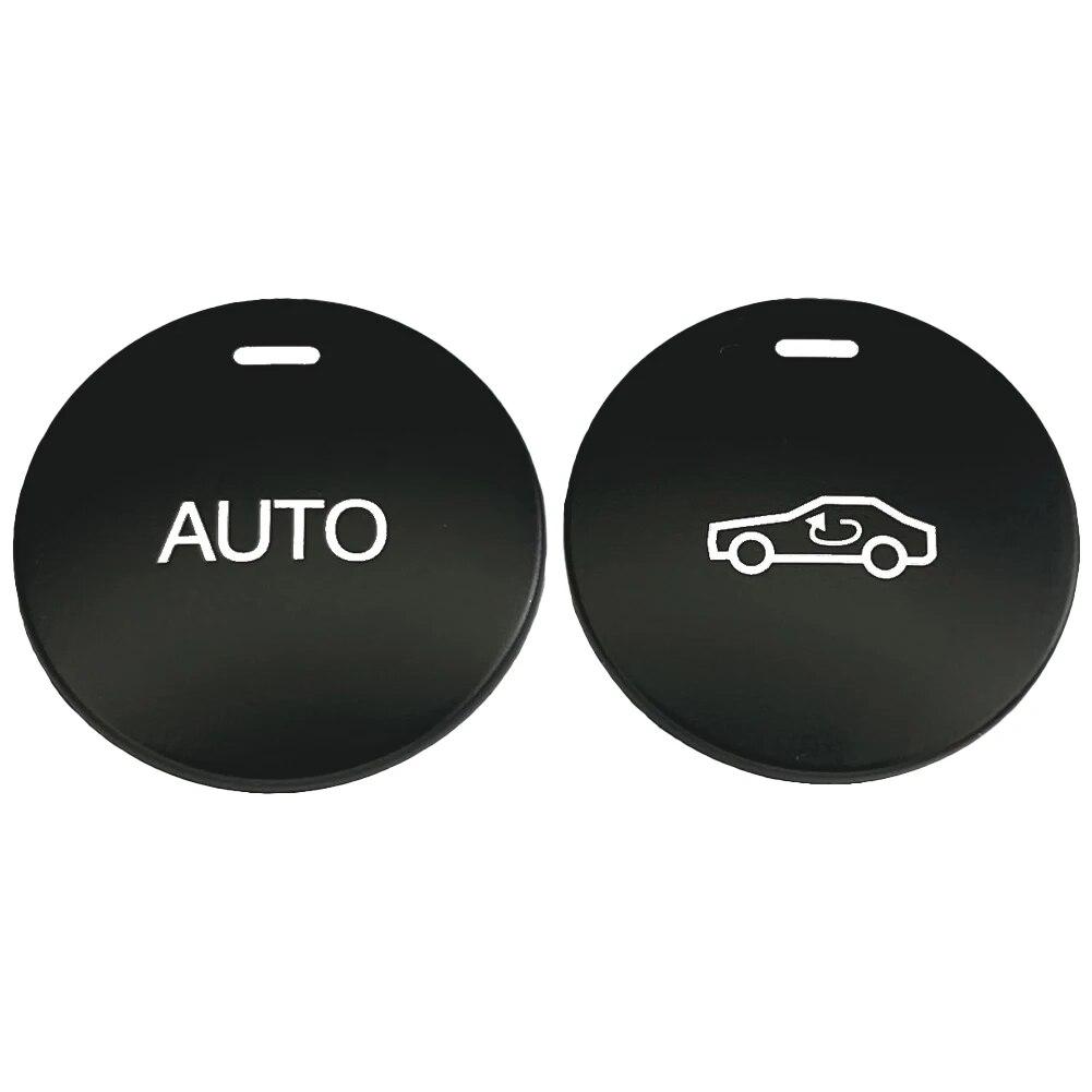 Stiker Penutup Penyesuaian Tombol Sirkulasi Udara Otomatis/AC untuk Mercedes Benz C E CLS GLK Class W204 W212