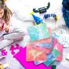 Ciieeo Origami Paper Set of 400 Watercolor Design Craft Paper Starry Sky Origami Handicraft Japanese Small Sheets, 9.5cm, Double-Sided, Pattern,