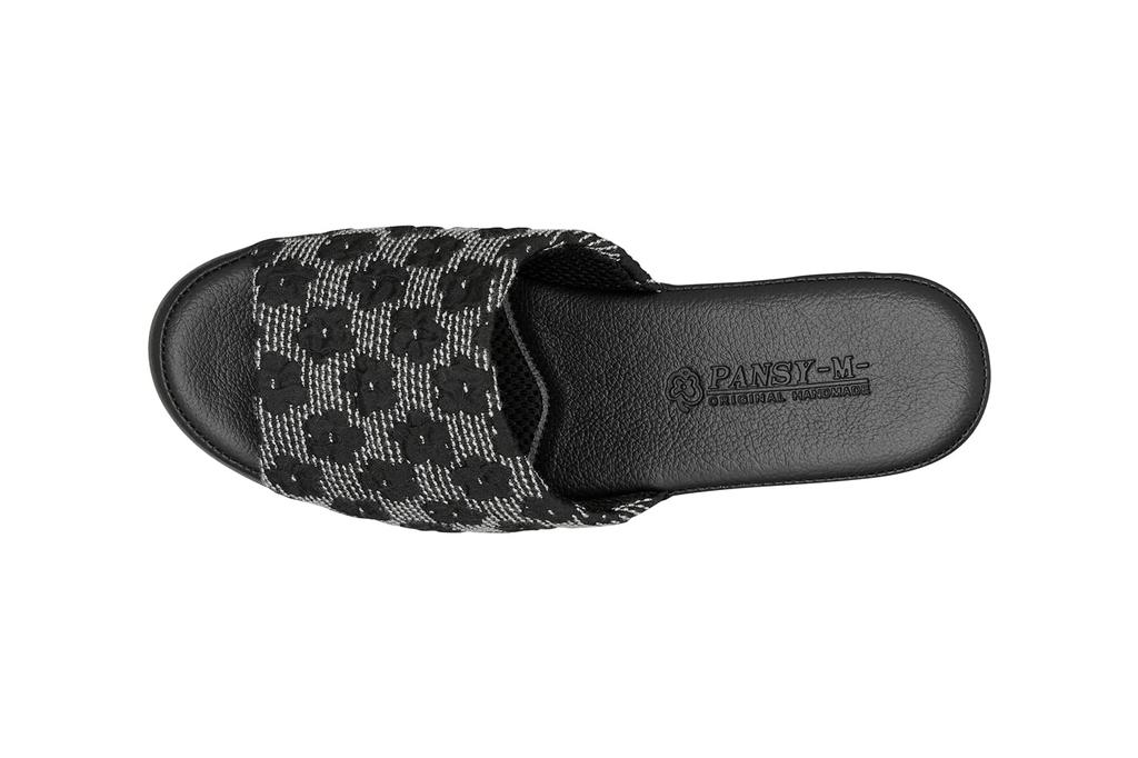 Stiefmütterchen 9335 Hausschuhe für Damen, Geprägtes Jacquardgewebe, Größe Klein, Rosa