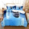 Drake Iceman Themed Bedding Set, Duvet Cover & 2 Pillowcases, Creative Graphic Pattern Breathable Fabric All Season