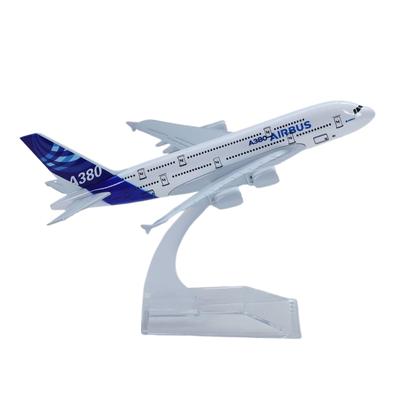 16cm A380 Prototyp Modellflugzeug Diecast Metall mit Flugzeugständer für Ausstellungszwecke Für Erwachsene Flugzeugspielzeug Luftfahrtgeschenk oder Schreibtischsammlung