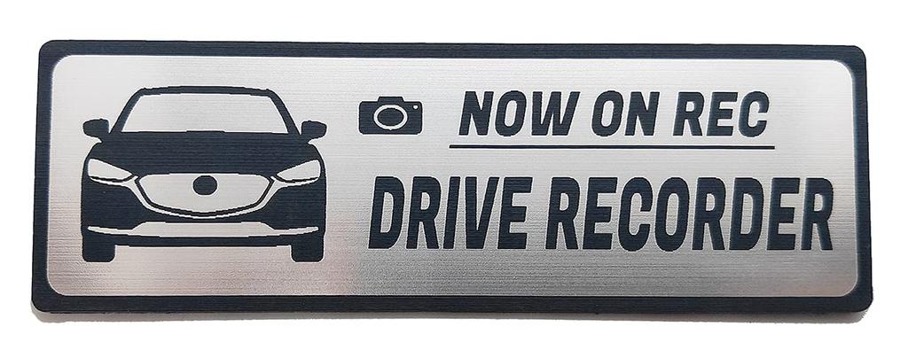 [Honami Works] MAZDA6 Dash Cam Equipped Vehicles Emblem Dash Cam Sticker
