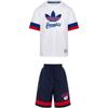 Originale Freizeit-Sportanzug Basketball Trainingsanzug Locker Rundhals Pullover Kurzarm 2-teiliges Set Kinderanzug KG3340