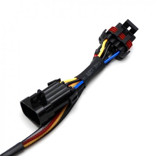 Taillight In-line Accessory Power Harness Plug W/ 4-Output For Polaris 17-21 RZR