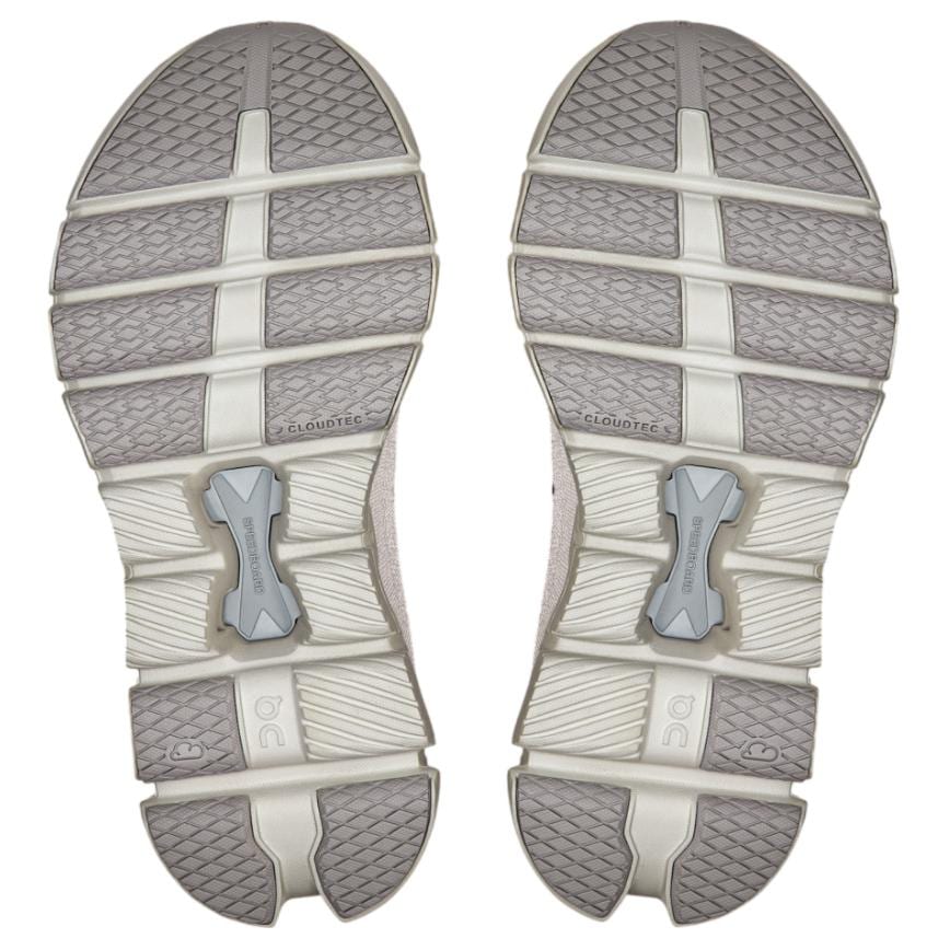 On Cloud X4 Respirant Basse Coupe Décontracté Entraînement Trajet Urbain Chaussures de Course Femme Gris Clair 3WF10173290
