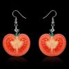 Sweet Fruit Watermelon Strawberry Dangle Women Ear Hook Earrings Party Jewelry