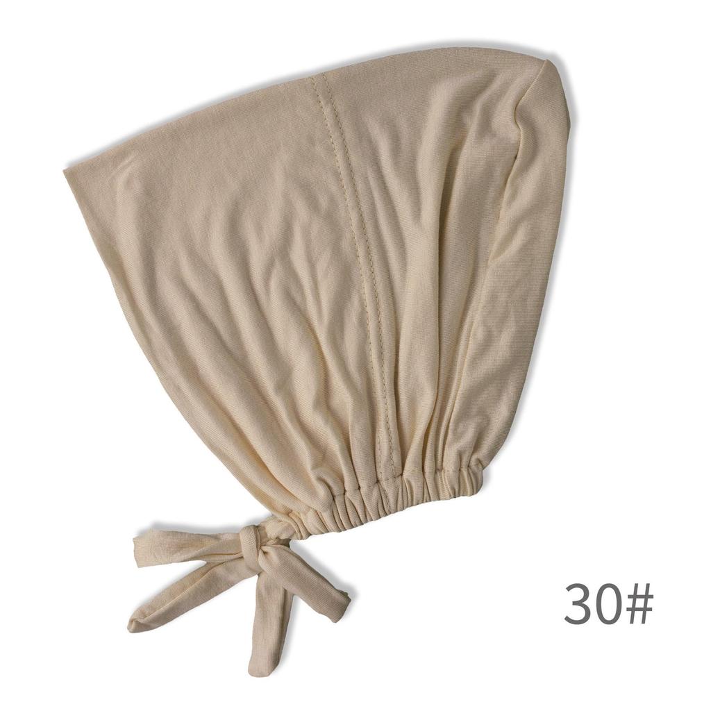 Premium Mercerized Cotton Adjustable Elastic Hair Cover Cap