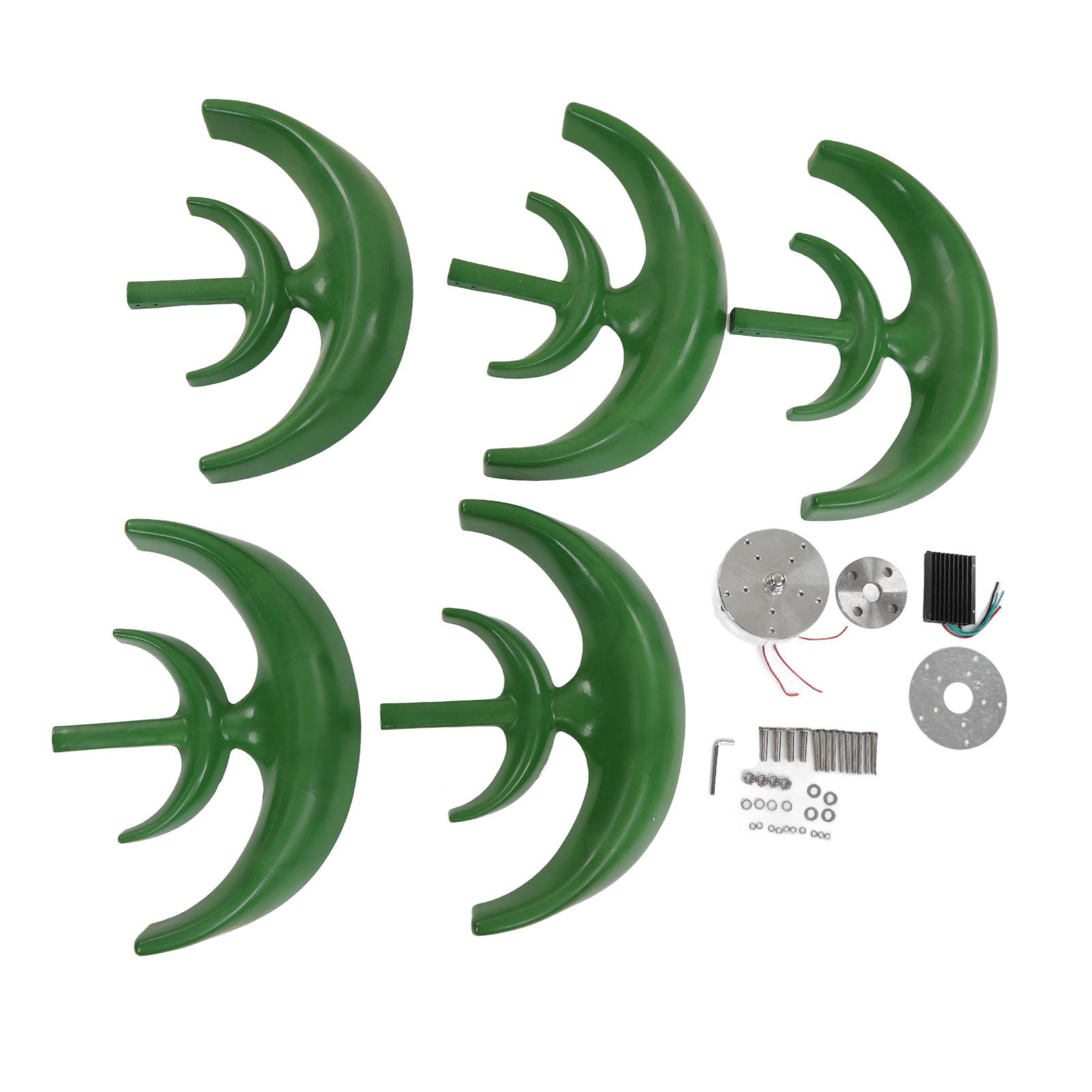 

12 В 24 В ветрогенератор комплект тыквообразный генератор 5 лопастей вертикальный вал с контроллером